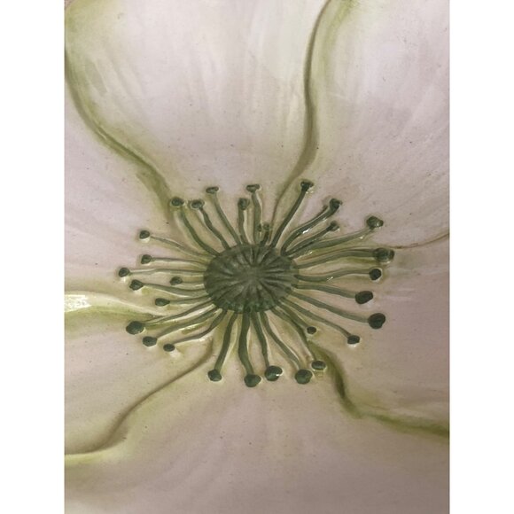 Intrada Italy Ceramic Majolica Flower Basket Bowl 1980s Pottery - Picture 9 of 9